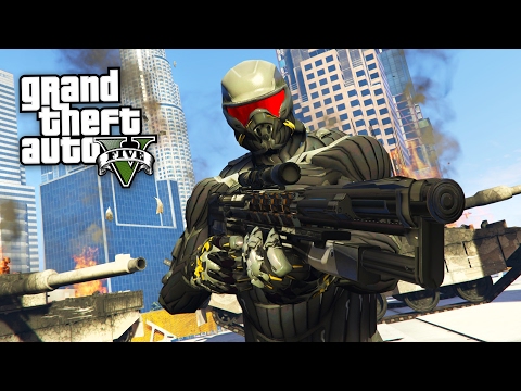 CRYSIS NANOSUIT w/ SUPERHUMAN POWERS!! (GTA 5 Mods) - UC2wKfjlioOCLP4xQMOWNcgg