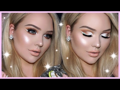 PROM MAKEUP TUTORIAL - White Cut Crease & DIAMOND Eyeliner - UCzTKskwIc_-a0cGvCXA848Q