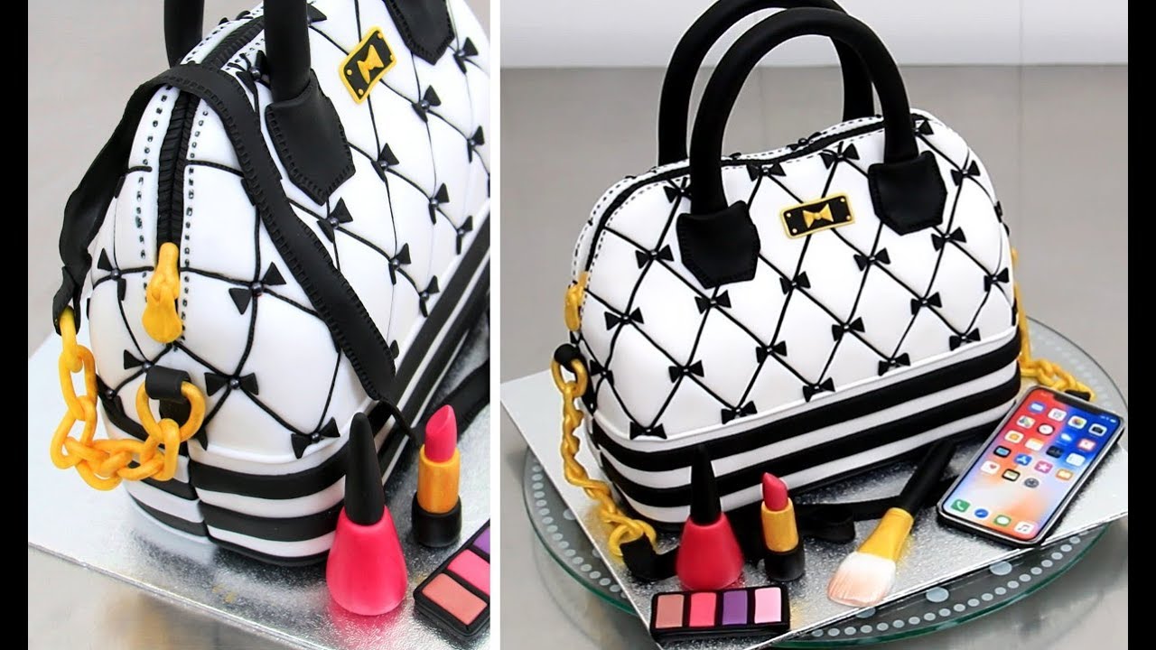 How To Make a Fashion HANDBAG Cake by Cakes StepbyStep Racer.lt