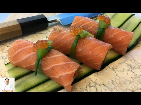 Salmon Everything Roll | How To Make Sushi Series - UCbULqc7U1mCHiVSCIkwEpxw