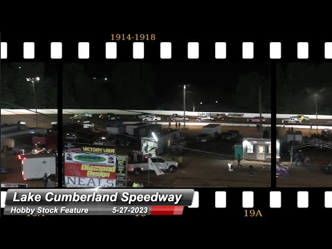 Lake Cumberland Speedway - Hobby Stock Feature - 5/27/2023 - dirt track racing video image