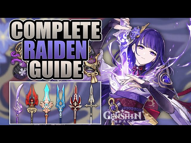 Genshin Impact Baal Guide: Ascension Materials - Best Weapons - Artifacts