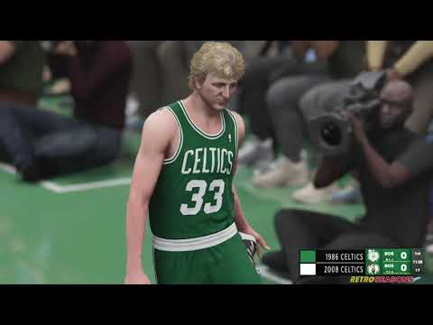 2008 vs 1986 Boston Celtics • Full Game Simulation video clip 