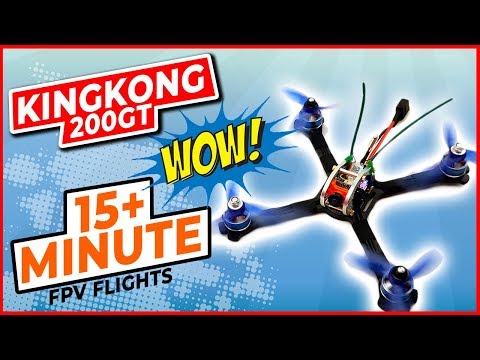 KingKong 200GT Ultra Light FPV RacerDrone Extreme FPV Flight Time - UCf_qcnFVTGkC54qYmuLdUKA