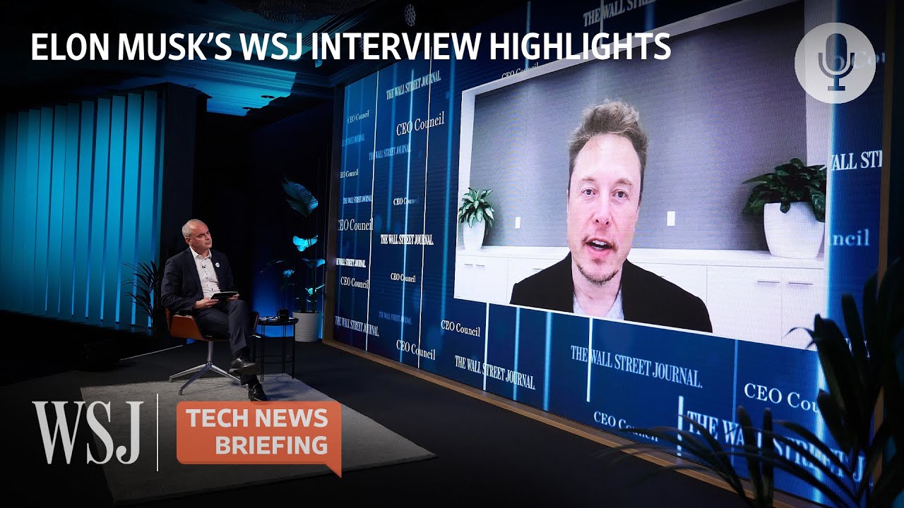 Elon Musk on Twitter Hopes, Tesla’s Future and AI | WSJ Tech News Briefing