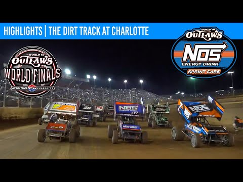 World of Outlaws NOS Energy Drink Sprint Cars | Dirt Track at Charlotte | Nov. 9, 2024 | HIGHLIGHTS - dirt track racing video image