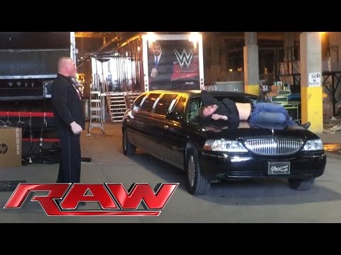 Brock Lesnar brutally attacks Dean Ambrose before Raw - UCJ5v_MCY6GNUBTO8-D3XoAg