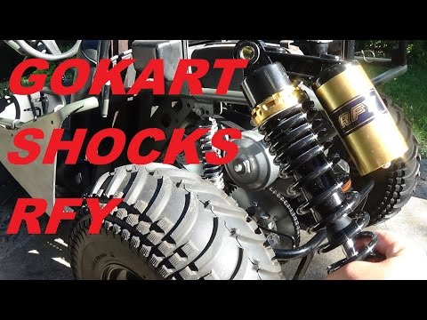 GOKART SHOCKS RFY PIGGYBACK ADJUSTABLE SPRING RATE BEFORE AND AFTER - UCEPQf2fSnWEl2c8D8pJDULg