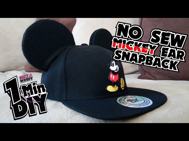 How to Make Your Own Baseball Hat Mickey Ears