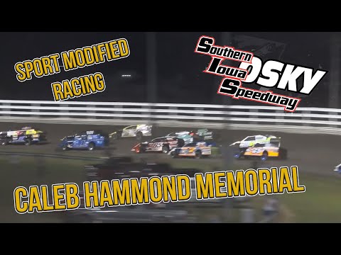 Caleb Hammond Memorial | Sport Modified | Southern Iowa Speedway | 7-16-2019 - dirt track racing video image