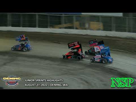 August 27, 2022 Junior Sprints Highlights Deming Speedway - dirt track racing video image