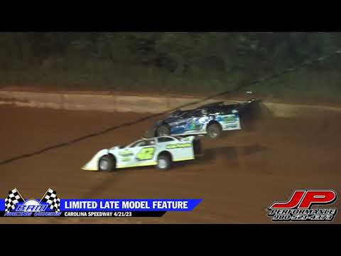 Limited Late Model Feature - Carolina Speedway 4/21/23 - dirt track racing video image
