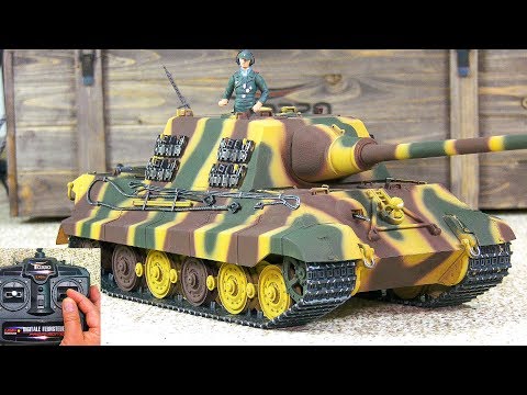 UNBOXING! RC SCALE MODEL RTR TANK HUNTING TIGER TORRO IR PRO-EDITION! *FIRST OUDOOR TEST - UCOM2W7YxiXPtKobhrYasZDg