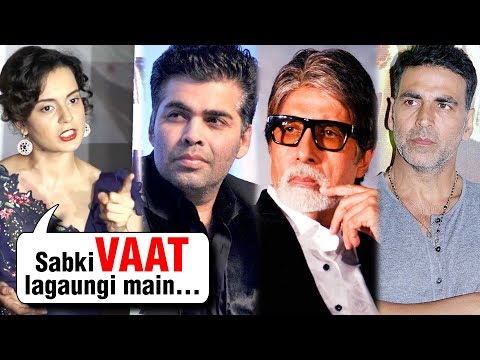 Video - Kangana Ranaut EXPOSES Bollywood STARS For Ganging Up Against Her | Manikarnika Controversy