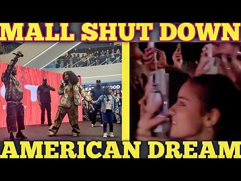 KENDRICK LAMAR & SZA NEARLY SHUT DOWN AMERICAN DREAM MALL AFTER FANS LOSE CONTROL