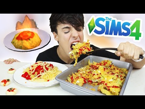 i only ate THE SIMS FOODS for 24 hours!!! lmao - UCYRDdicBXeo2zYB6Lg-oK7w