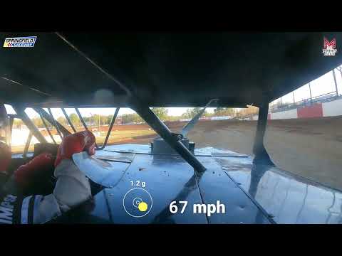 #J10 Jeremy Burns - Midwest Mod - 10-11-2025 Springfield Raceway - In Car Camera - dirt track racing video image