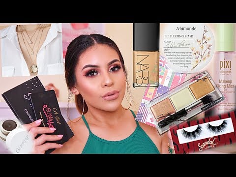 MARCH FAVORITES 2019: CURRENT MUST HAVE MAKEUP PRODUCTS! | JuicyJas - UCqTR5f7YkGro3cPv23SqcqQ