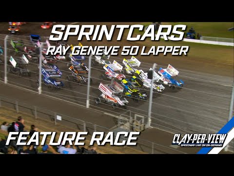 Sprintcars | Ray Geneve 50 Lapper - Perth Motorplex - 11th Mar 2023 | Clay-Per-View Highlights - dirt track racing video image