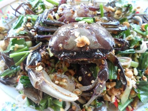 Khmer cooking in my village, How to cook crab aperture  #93