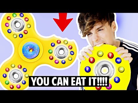 DIY GIANT FIDGET SPINNER!!! EDIBLE! MADE OF CANDY! - UCYRDdicBXeo2zYB6Lg-oK7w