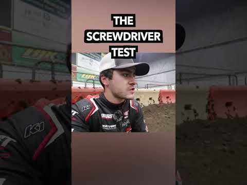 THE SCREWDRIVER TEST - dirt track racing video image