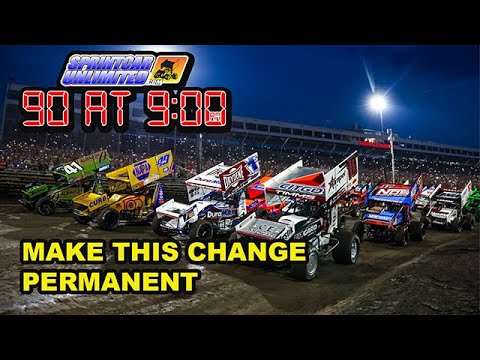 SprintCarUnlimited 90 at 9 for Tuesday, August 12th: Nationals change that should remain permanent - dirt track racing video image