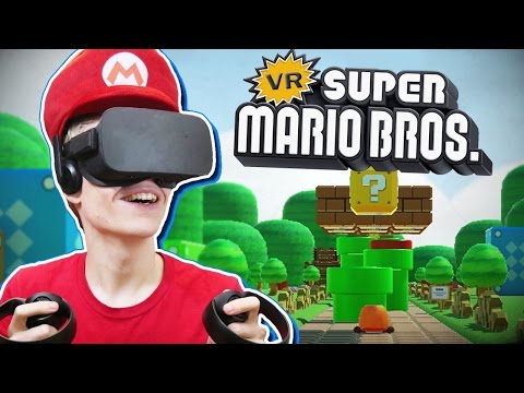 FIRST-PERSON SUPER MARIO IN VIRTUAL REALITY!  | Super Mario Bros VR (Oculus Rift CV1 Gameplay) - UCrJ6nAyzf6TXQHZegblxfmg