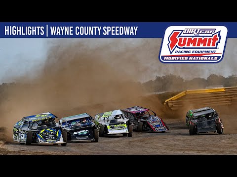 DIRTcar Summit Modified Nationals | Wayne County Speedway | July 13, 2025 | HIGHLIGHTS - dirt track racing video image