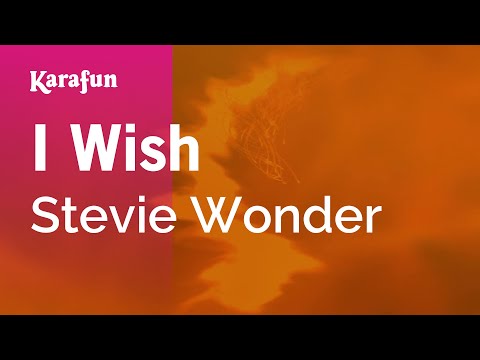 Karaoke I Wish - Stevie Wonder * - UCbqcG1rdt9LMwOJN4PyGTKg