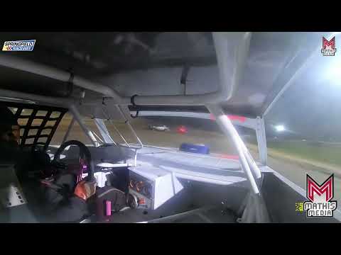 #92 Michael McKnight - Pure Stock - 5-11-2024 Springfield Raceway - In Car Camera - dirt track racing video image