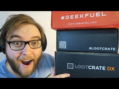 Mega Unboxing - Loot Crate DX, Loot Crate & Geek Fuel - July Mega Unboxing - UCf2ocK7dG_WFUgtDtrKR4rw