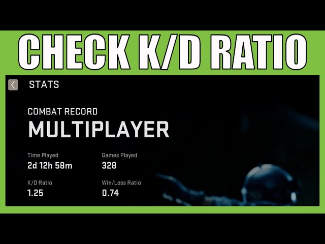 Call of Duty: Modern Warfare 2 - How To Check Your KD Ratio