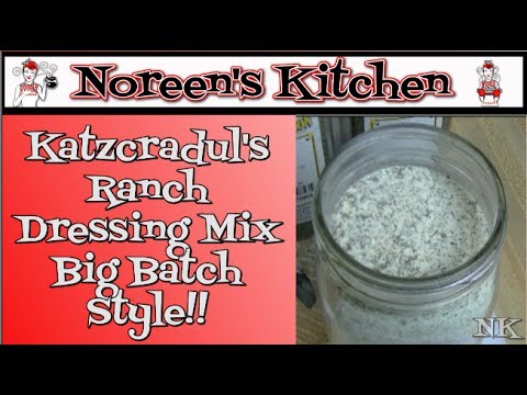 Homemade Bulk Ranch Dressing Mix ~ Ranch Dressing Mix Recipe ~ Noreen's Kitchen - UCt4JkHmgAq1EnQc1Cc5M4xw