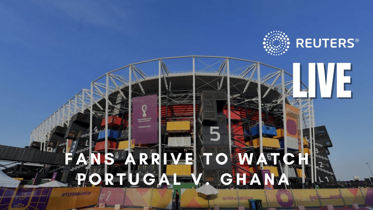 LIVE: Fans arrive to watch Portugal v. Ghana