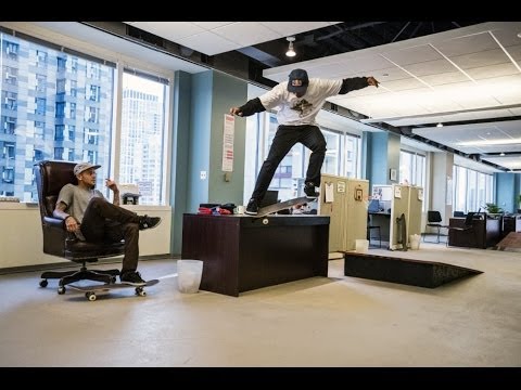 Skateboarders take over a Chicago office space - Red Bull Daily Grind - UCblfuW_4rakIf2h6aqANefA