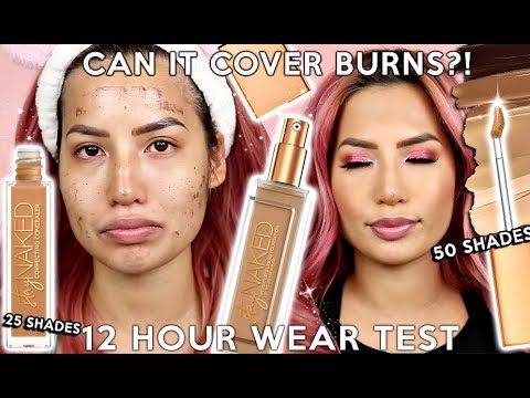 WORTH THE WAIT? URBAN DECAY STAY NAKED FOUNDATION + CONCEALER | 12 HR WEAR TEST REVIEW - UCyGcJGJ_k7AUJGDfExB5MfQ