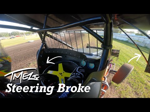 Drivers Biggest Fear Happened &amp; it HURT - dirt track racing video image