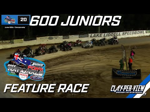 600 Juniors | POWRI Nationals - Lake Liddell - 9th Jun 2024 | Clay-Per-View - dirt track racing video image