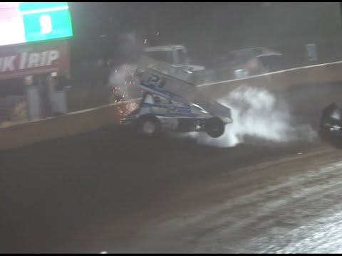 UMSS Wing Sprint Feature - Cedar Lake Speedway 08/26/2022 - dirt track racing video image