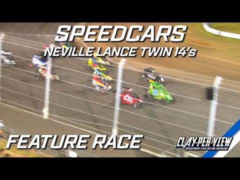Speedcars | Neville Lance Twin 14's - Perth Motorplex - 5th Nov 2022 | Clay-Per-View Highlights - dirt track racing video image