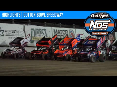 World of Outlaws NOS Energy Drink Sprint Cars | Cotton Bowl Speedway | March 21, 2025 | HIGHLIGHTS - dirt track racing video image