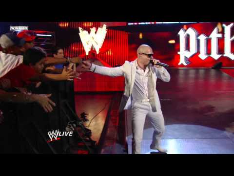 Raw: Pitbull and the Miami Heat dancers join The Rock - UCJ5v_MCY6GNUBTO8-D3XoAg