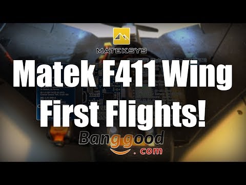Matek F411-Wing - Part 2 First flights! - UCcCHW737DFO1_xrO_qAaNbQ