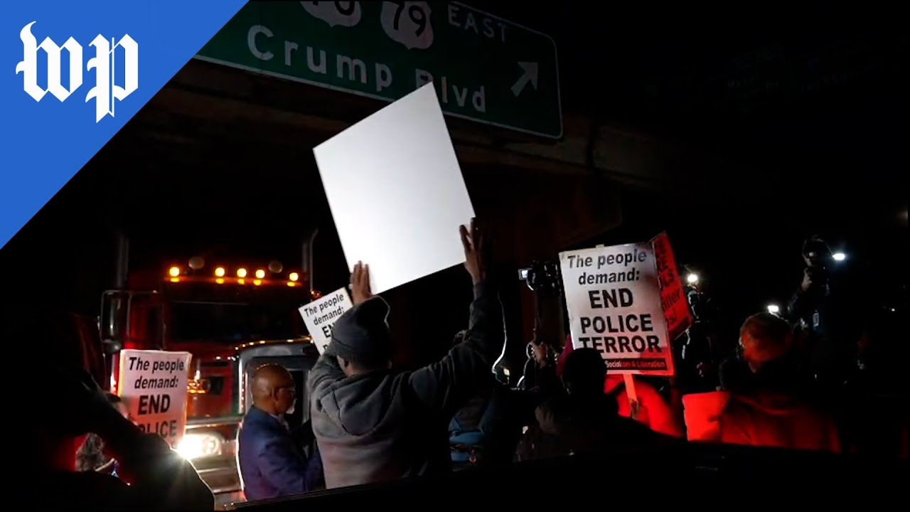 Memphis residents protest after Tyre Nichols video release