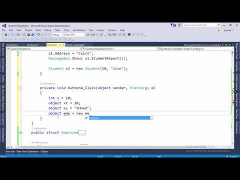 23 Boxing and Unboxing in CSharp  (Arabic)