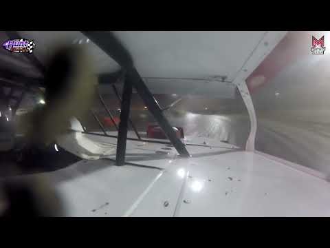 #65x Carlos Ahumada Jr - USMTS Modified - 2-24-2024 Hunt County Speedway - In Car Camera - dirt track racing video image