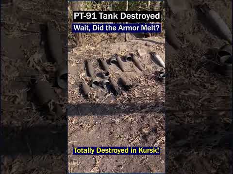 PT-91 Tank Obliterated – Aftermath of a Drone Attack - UC7L1L-Mi54H-yhiZCoqegCg