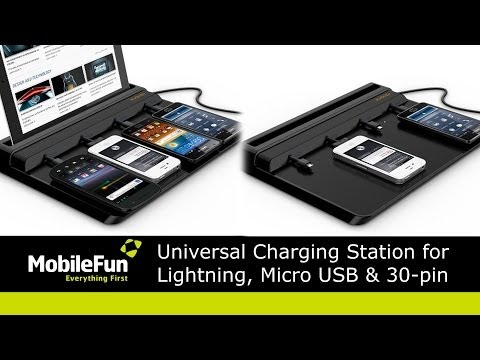 Universal Charging Station for Lightning, Micro USB & 30-pin Devices - UCS9OE6KeXQ54nSMqhRx0_EQ