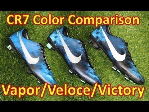 Nike CR7 Mercurial Galaxy Colorway Comparison - Vapor 9 vs Veloce vs Victory 4 - UCUU3lMXc6iDrQw4eZen8COQ